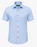 Short-Sleeve Traditional Shirt Iron-Free