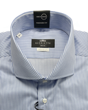 Shirt Shark Collar Striped Finest Quality