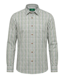 Green Checked Trachten Shirt