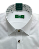 Traditional Shirt Classic Patterned Inner Collar