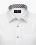 Hemd Windsor Farbakzent Knopf Fashion Fit