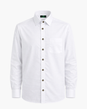 Trachtenhemd Regular Fit Feinoxford Naturknopf