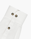 Trachtenhemd Classic Weiß Biesen Naturknopf