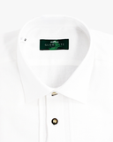 Trachtenhemd Classic Weiß Biesen Naturknopf