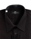 Klassik Hemd Schwarz