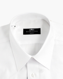 Hemd Fein Oxford Weiß/Blau