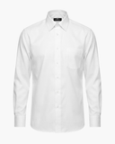 Hemd Fein Oxford Weiß/Blau