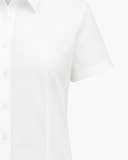 Damen Bluse Weiß Kurzarm Relaxed