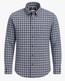 Button-Down Karohemd Meerblau Regular Fit