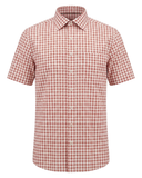 Kurzarmhemd Ornament Rot