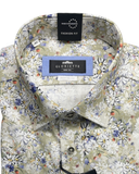 Shirt Windsor Fashion Fit Wildflower Pattern Chest Pocket
