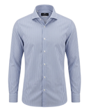 Shirt Shark Collar Striped Finest Quality