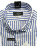 Linen Shirt Windsor Stripe Pattern