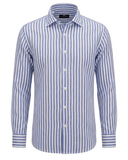 Linen Shirt Windsor Stripe Pattern