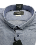 Shirt Button-Down Collar Blue Pinstripe