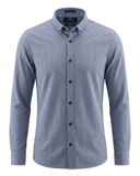 Shirt Button-Down Collar Blue Pinstripe