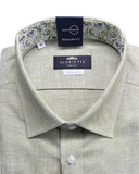 Linen Shirt Light Green Windsor Finest Quality