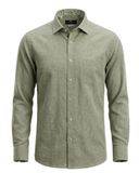 Linen Shirt Light Green Windsor Finest Quality