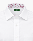 Trachtenhemd Paisley-Kontrastmuster