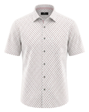 Kurzarmhemd Rot Signature Knopf