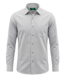 Traditional Shirt Plaid Grey White