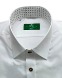 Traditional Shirt Classic Patterned Inner Collar