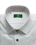 Traditional Shirt Classic Patterned Inner Collar