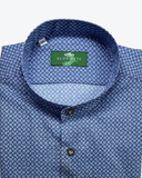 Trachten shirt stand-up collar pattern