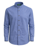 Trachten shirt stand-up collar pattern