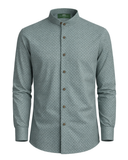 Trachten shirt stand-up collar pattern