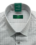 Traditional Shirt Windsor Grey Patterned