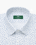 Trachtenhemd Fashion Fit Paisley Muster Blau