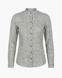 Trachtenbluse Grau Minimal