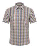 Kurzarmhemd Windsor Klassik Bunt Kariert