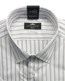 Kurzarmhemd Windsor Grau Gestreift