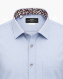 Hemd Fashion-Fit Blau Iron Free
