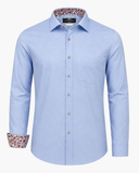 Hemd Fashion-Fit Blau Iron Free