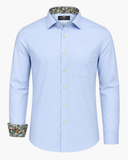 Hemd Fashion-Fit Blau Iron Free