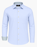 Hemd Fashion-Fit Blau Iron Free