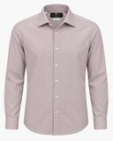 Hemd Fashion Fit Bordeaux Struktur