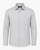 Hemd Anthrazit Regular Fit und Oxford-Struktur