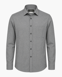 Hemd Anthrazit Regular Fit und Oxford-Struktur
