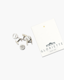 Frackknopf-Set in Weiß