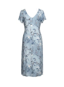 Midikleid Ruffle Sleeve