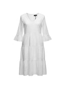 Midikleid Cotton Structure