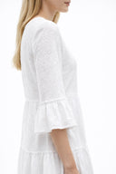 Midi Dress Flower Structure