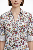 Midi Dress Flower Print