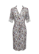 Midikleid Flower Print