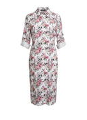 Midikleid Rose Print